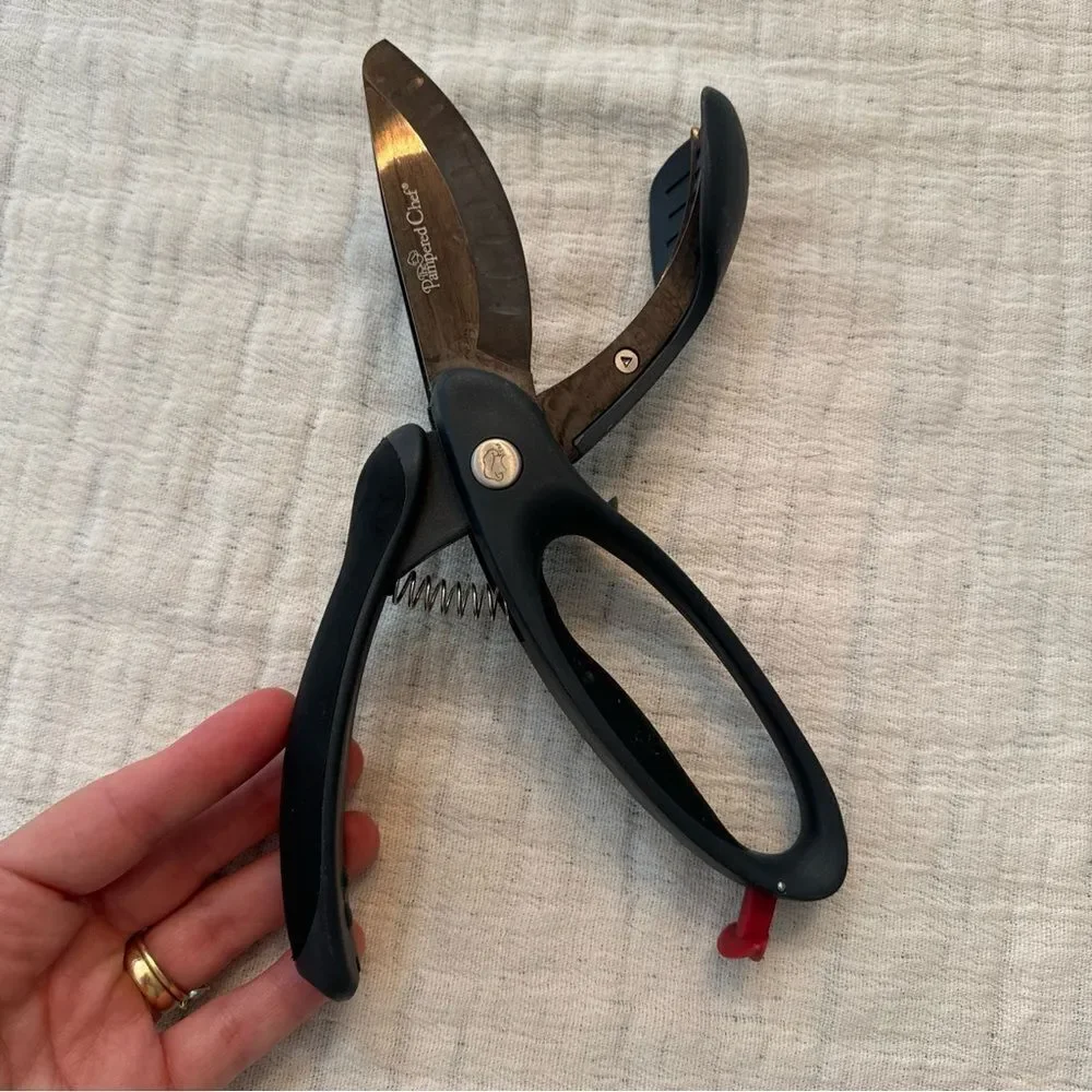 The Pampered Chef Salad Chopper Dual Blade Lettuce Scissors